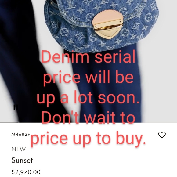 Louis Vuitton Cabas Raye Gm Blue Denim - Picture 17 of 17